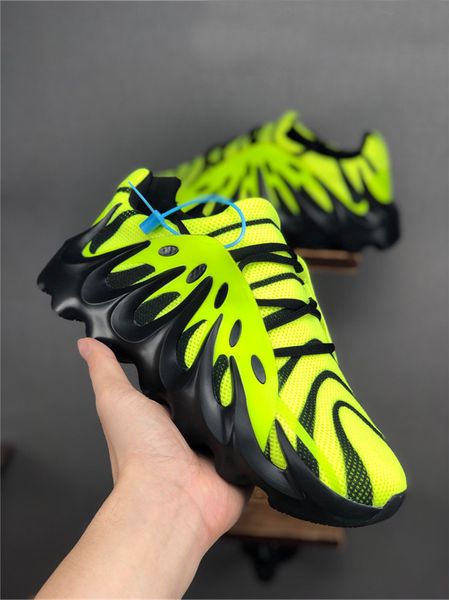 

2019 wholesale kanye west sneakers 451 running shoes volt green black white blue charles charlyc men designer shoes