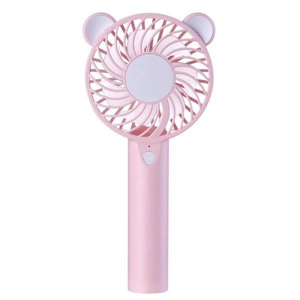 

cute mini portable handheld cooling fan & usb rechargeable desk quiet air cooler