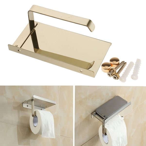 

wc toilet paper holder with shelf wall mounted mobile phone paper holder
