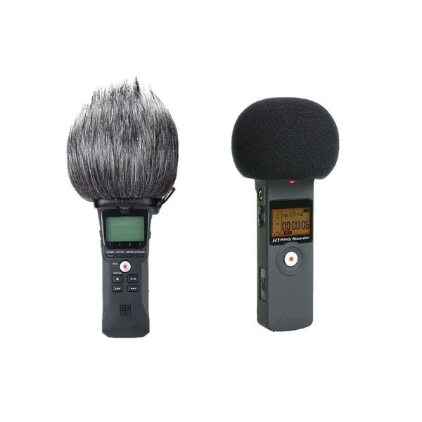 

furry windscreen muff cover foam filter microphone windproof cover for zoom h1