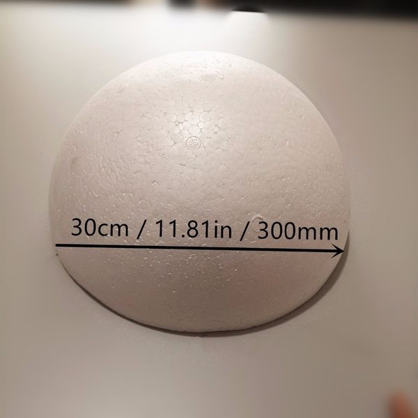 

30cm/11.81in/300mm modelling white polystyrene styrofoam foam balls craft balls for diy christmas party decoration 11.81in/300mm