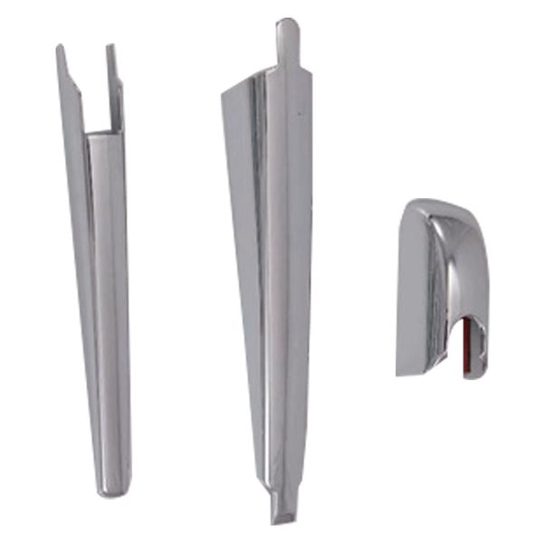 

car accessories rear window windshield wiper blade cover trim abs chrome 3pcs for rav4 xa50 2019