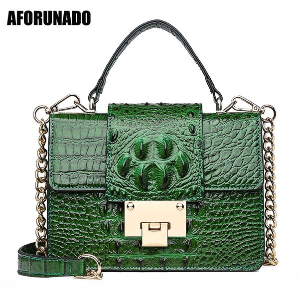 

роскошные сумки женские сумки конструктора известная марка крокодил цепи плеча crossbody сумки для женщин 2019 tote bag болса feminina