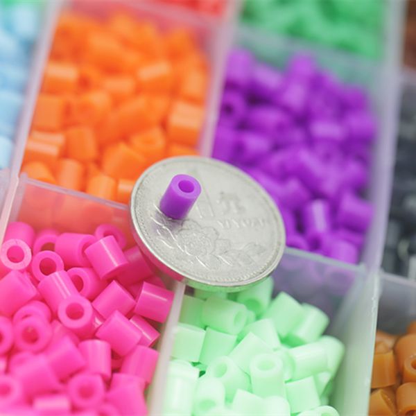 

5mm hama beads 24/48 colors perler toy fuse bead for diy handmaking 3d puzzle educational kids toys shipping y200413