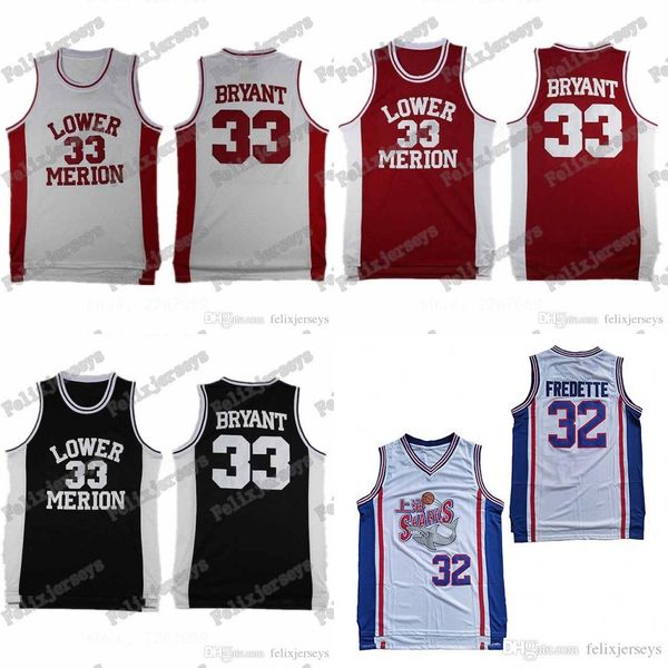 

33 merion high school jersey #32 jimmer fredette shanghai sharks basketball jersey men white movie jersey s-3xl, Black