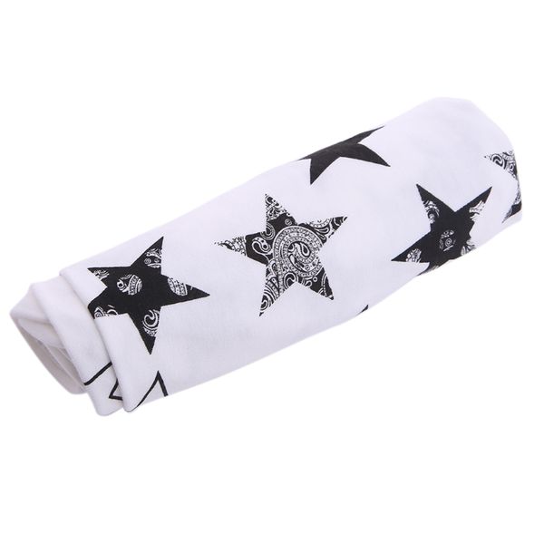 

80cm*60cm baby soft cotton blankets swaddling bed star printed swaddle wrap sleeping bag soft receiving blankets