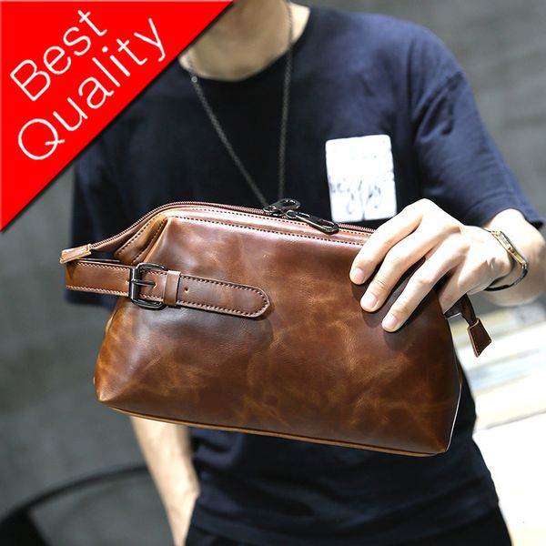 

Сумасшедшая лошадь искусственная кожа мужская маленькая сумка модные мужские су