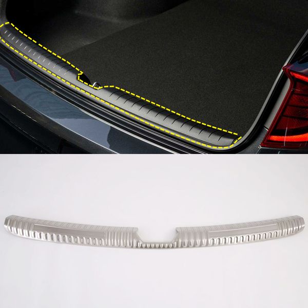 

for hyundai sonata sensuous dn8 2019 2020 stainless steel car accessories inner rear bumper guard plate trim 1pcs