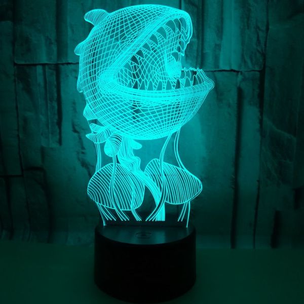 

pearl shell 3d light colorful gradual change night light led christmas decorations gift 3d visual lamp