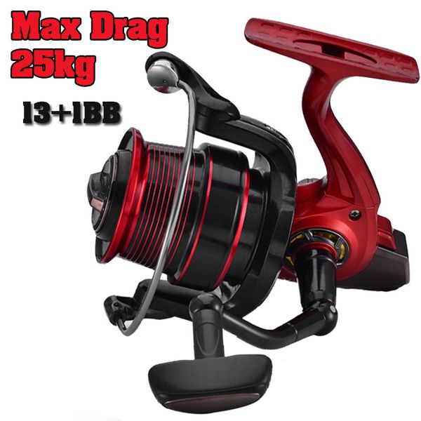 

q&l 5500 6500 13+1bb fishing reels metal cup one way 15kg fishing reel 5. carp metal spinning reels