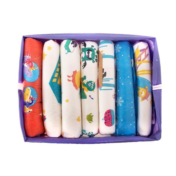 

ten@night rainbow weekly diaper abdl extra large size diaper stretchy waist ddlg dummy dom different 7pcs in a pack