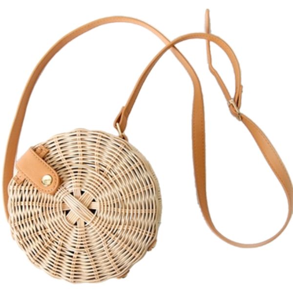 

новые женщины соломенная сумка bohemian бали круглый соломы rattan сумка плетеная круг пляж сумки ручной работы kintted сумки на ремне