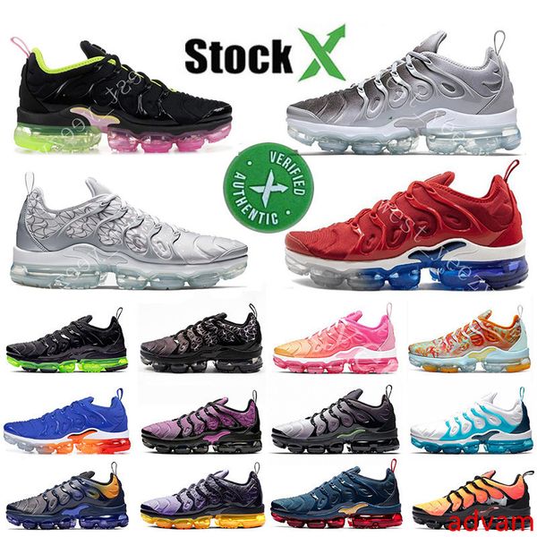 

2020 tn plus racer blue university red women mens running sports designer shoes spirit teal geometric active rainbow men sneakers trainer