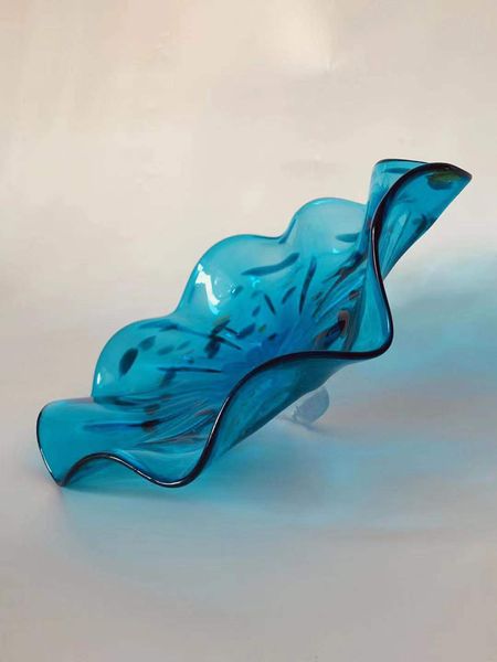 

home decorative murano glass flower handicraft blown glass wall plates chihuly style flower wall decoration art lamps