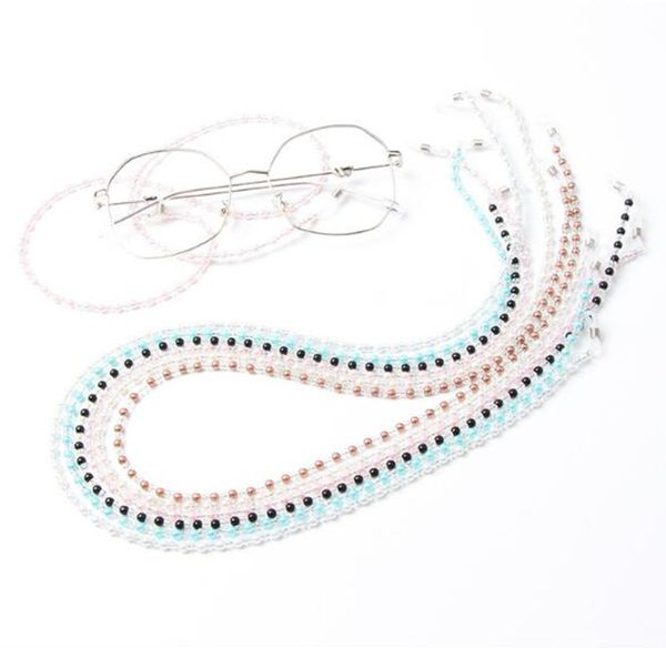 

wholesale women vintage acrylic pearl beaded eyeglasses strap chain for sunglasses reading glasses string cord holder neck strap rope
