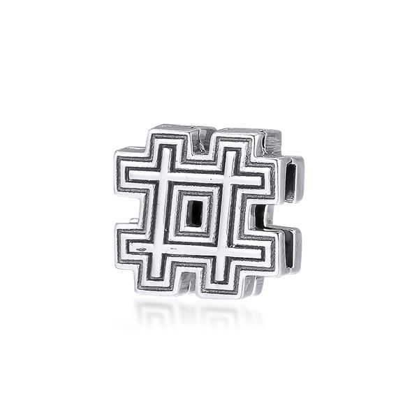 

новый 100% s925 отражения стиль хэштег символ клип подвески стерлингового серебра 925 бусины подходят шарм браслеты diy серебро 925 ювелирны, Bronze;silver