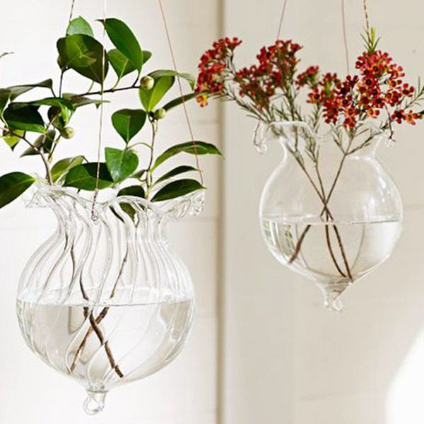 

lotus leaf hydroponic plants flower glass vase home party decoration