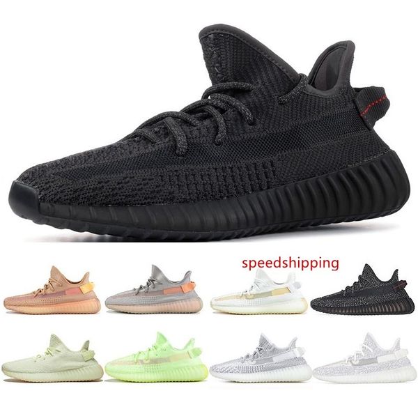 

new static clay true form hyperspace gid pink men women running shoes kanye west sports sneakers