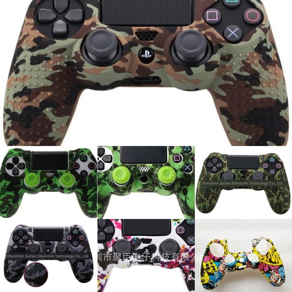 

tu4nz housing shell case cover skin protective camo upper repair for sony 1th dualshock 4 v1 gen ps4 controller green camouflage