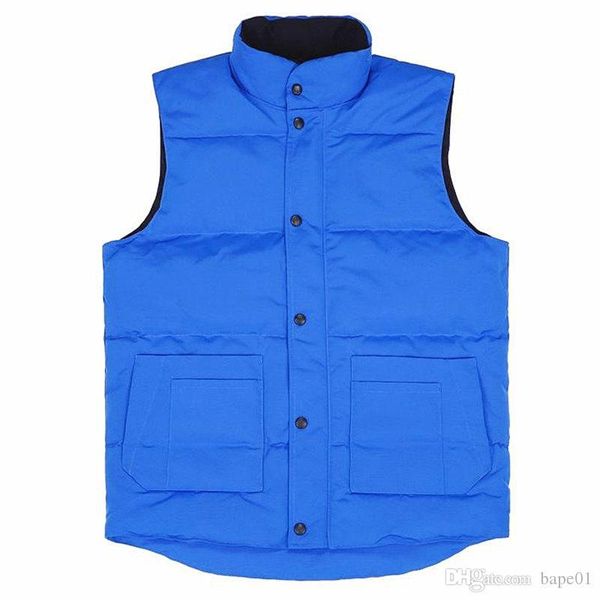 

famous brand goose down winter jacket men women designer parka jacket fashion mens winter vest size s-2xl