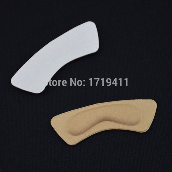 

10 pairs fabric faced foot care feet insoles invisible cushion silicone gel heel liner shoe pads wholesale