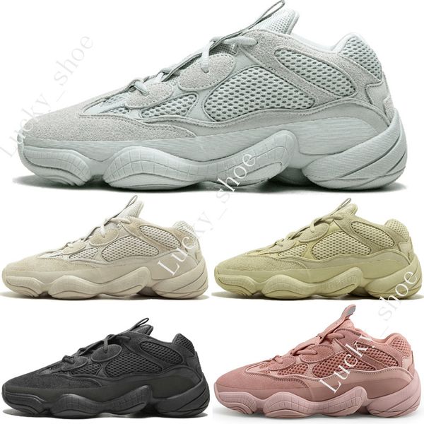

2019 kanye west 500 desert rat blush 500s salt super moon yellow 3m utility black mens running shoes for men women sports sneakers trainers