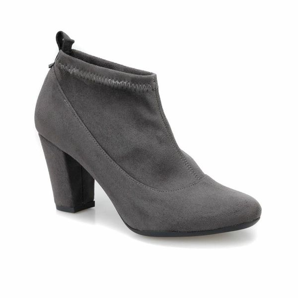 

flo kraft77z gray suede women 's boots butigo, Black