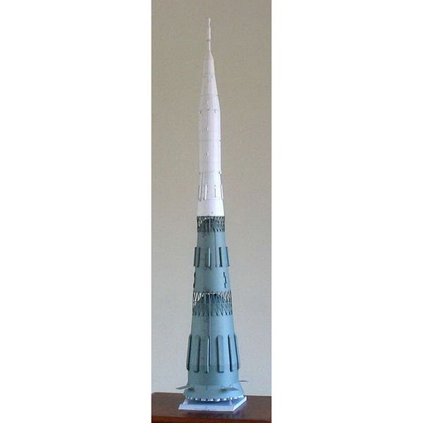

soviet union n1 carrying rocket paper model 3d spacecraft handmade diy rocket model