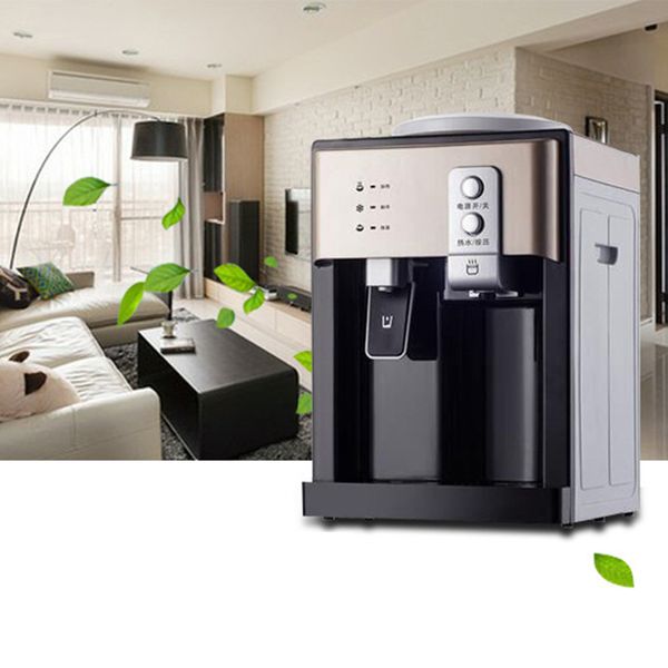 SPEDIZIONE GRATUITA Mini distributore di acqua elettrico Desktop in miniatura Freddo e caldo Ghiaccio Raffreddatore d'acqua Scaldabagno Ostello Tea Bar