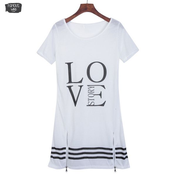 

o-neck summer letter t-shirt women long print dresses short sleeve casual loose streetwear sundress plus size s-5xl designer clothes, Black;gray