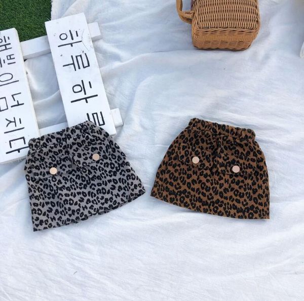 

2020 new wholesale girls leopard skirt spring fashion kids girls skirts 1-6 years