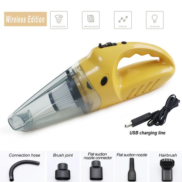 

car handheld wireless charging vaccum cleaner dry wet dual use multifunction portable home auto cleaning machine car accessories