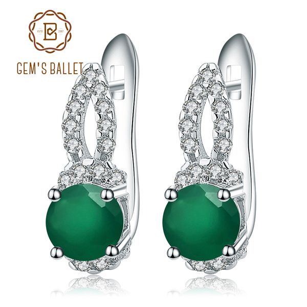 

gem балетных 925 стерлингового серебра изящных ювелирных изделий зелень агатовые gemstone gorgeous падение серьги для женщин зеленый оникс с, Golden