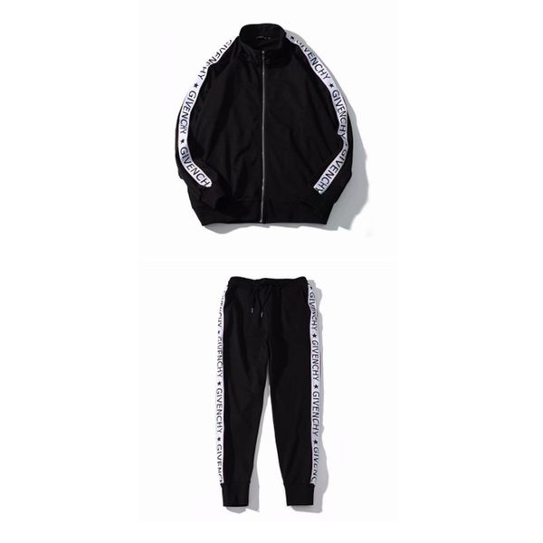 

19ss designer mens tracksuits luxury men sweat suits autumn brand mens tracksuits jogger suits jacket + pants sets sporting suit