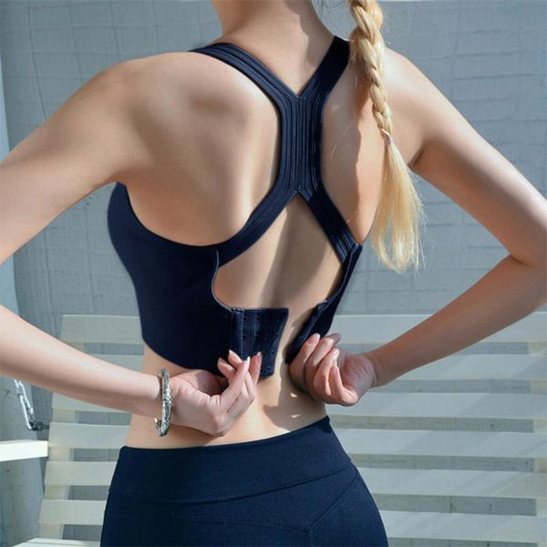 

gym clothing f.dyraa 2021 sports bra solid back yoga tank women fitness push up shockproof seamless running workout fast dry, White;black