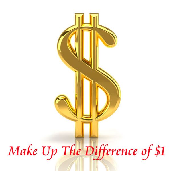 

make up the difference $1.will send the color, size and style according to your requirements.(message note