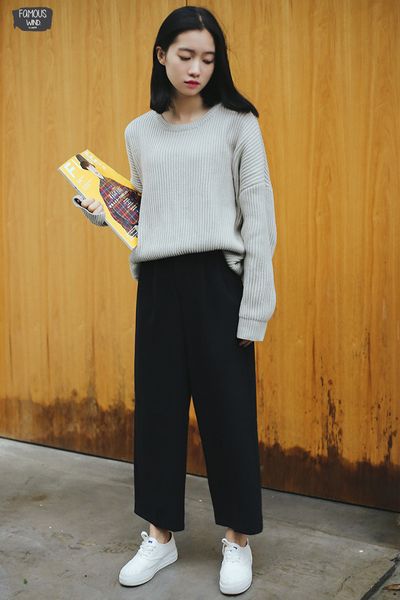 

женская мода сплошная эластичность брюки леггинсы брюки с поясом зимние женские брюки женские брюки pantalones para mujer # 119, Black;white