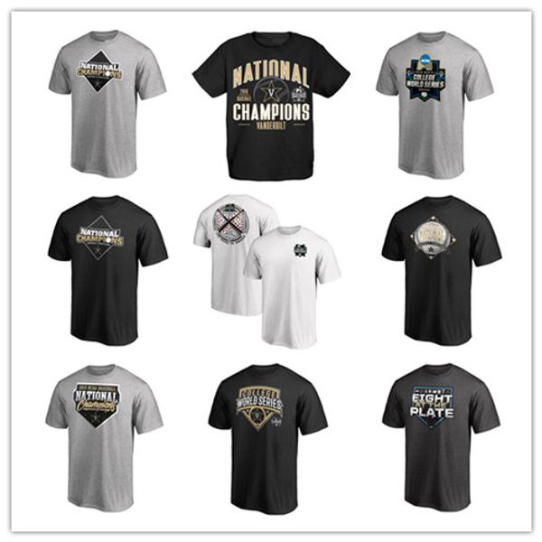 

2019 ncaa university baseball champion men's national champions t-shirt black gray fans tees college shirts printed logos