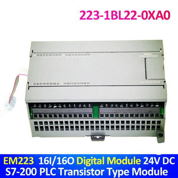 Freeshipping EM223 AMX 223-1BL22-0XA0 16I / 16O Compatível S7-200 PLC Módulo Digital 6ES7 223-1BL22-0XA0 Tipo Transistor