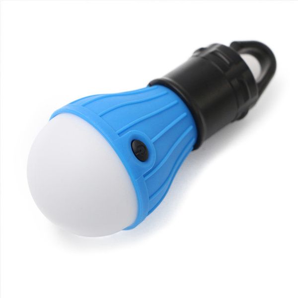 Outdoor-Camping-Ausrüstung Laterne Zelt Licht tragbaren Mini-LED-Birnen-Notfall Wandern Angeln hängend Haken-Taschenlampe 4 Farbe