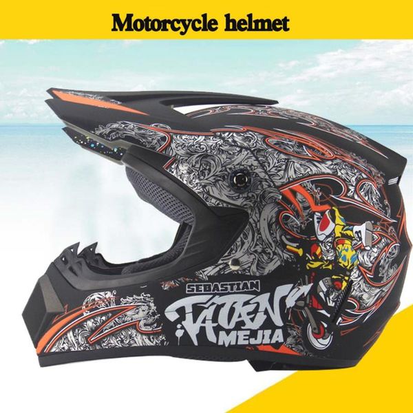 

four seasons cross-country helmet motocross helmet mountain bike full-face downhill ghost claw multi-color