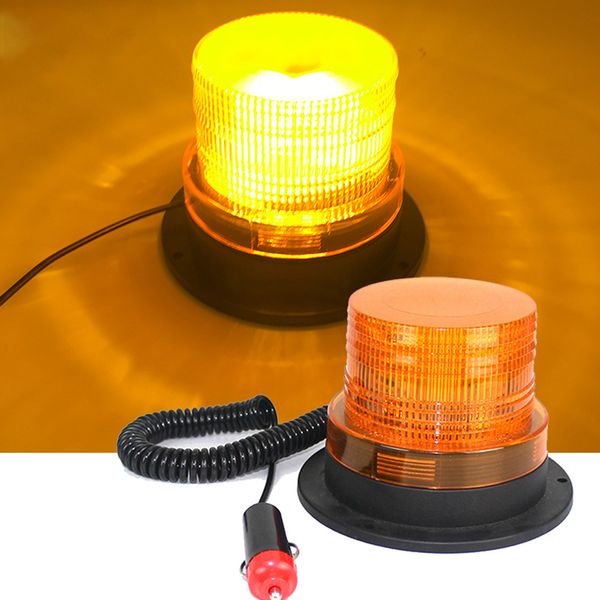 

red yellow blue led car roof strobe light beacon flashing warning light vehicle truck emergency signal lamp 12v/24v