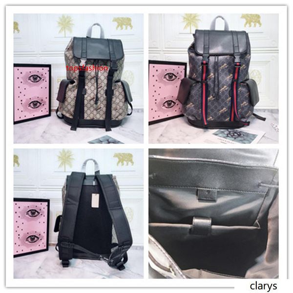 

gg techno canvas backpack animal shoulder day bag brocade size:34x42x16cm