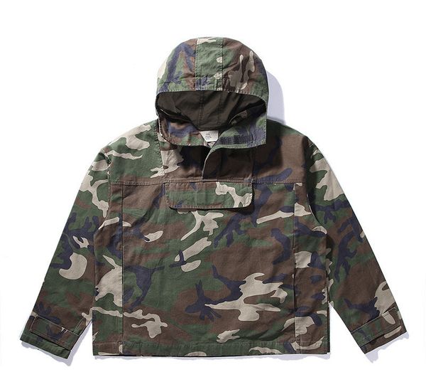 

FEAR OF GOD Hoodies Fashion Casual Hip Hop Long Sleeve Camouflage Green Designer Sweatshirts Size M-XL