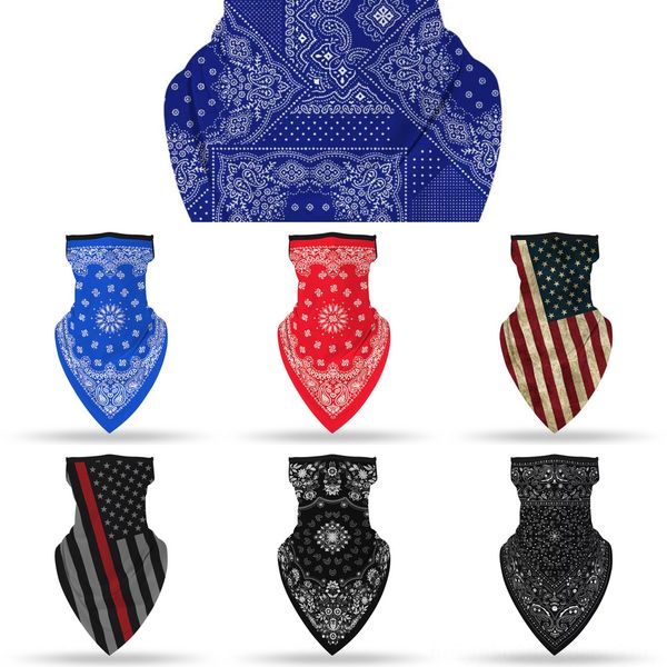 

hvndq 3d печать магия шарф многофункциональный половину бандана маска шеи эр шарф anti-uv велоспорт лица спорт на открытом воздухе headwea, Black