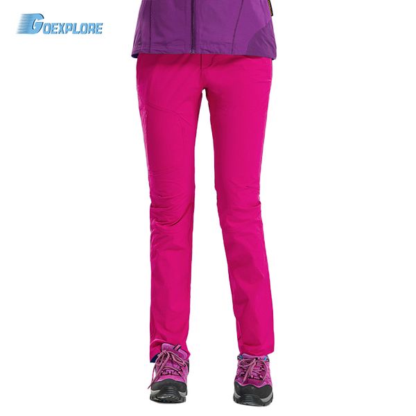 

goexplore brand women sport trousers designer outdoor quick dry uv resistant breathable fishing hiking climbing pants, Black;green