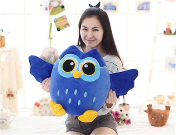 

creative owl dolls personality plush toys lovely small animals cushion home sofa decoration doll soft pp cotton pillows 3 size