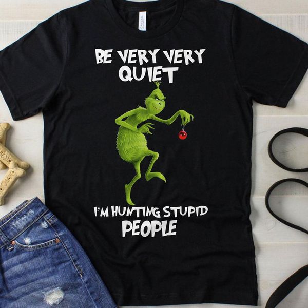 

очень тихо я охота глупцов мужской майки, White;black