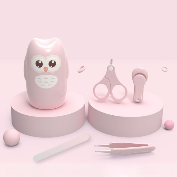 

4-in-1 baby nail care set with cute case newborn kids manicure and pedicure kit