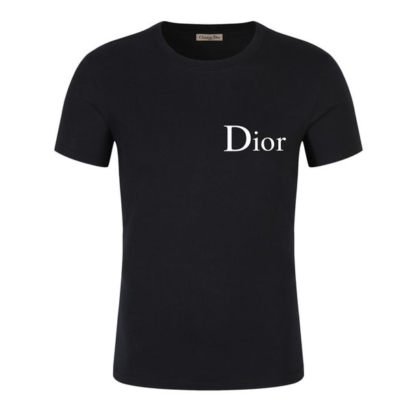 

19ss/christian designers t shirt men europe and america streetwear hip hop short sleeve casualdior clothing polo shirt luxury women shirts, White;black